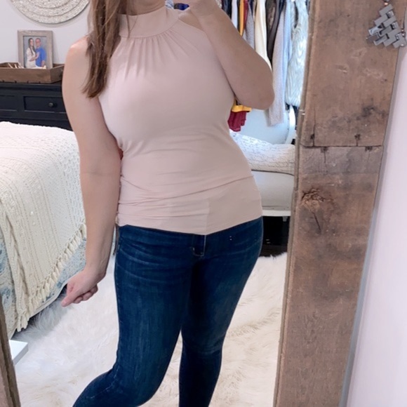 Susana Monaco sleeveless top blush color size small - Picture 4 of 6